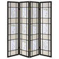 Catabella 4-Panel Room Divider Folding Shoji Screen Floral