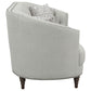 Avonlea Upholstered Sloped Arm Sofa Grey Fabric