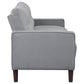 Bowen Upholstered Track Arm Tufted Sofa Grey