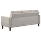 Bowen Upholstered Track Arm Tufted Sofa Beige