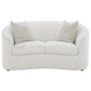 Rainn Boucle Upholstered Sloped Arm Loveseat Latte