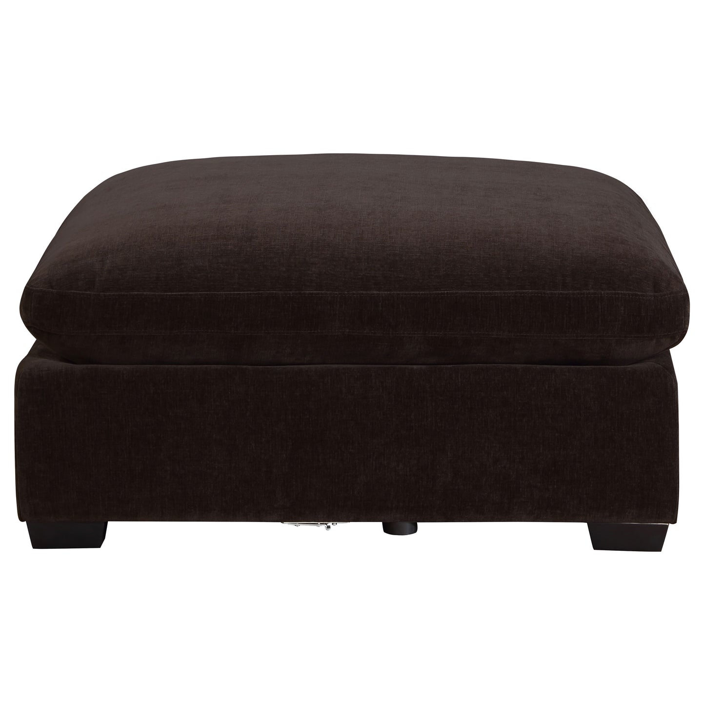 Lakeview Rectangular Upholstered Ottoman Dark Chocolate