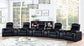 Cyrus 9-piece Upholstered Home Theater Seating