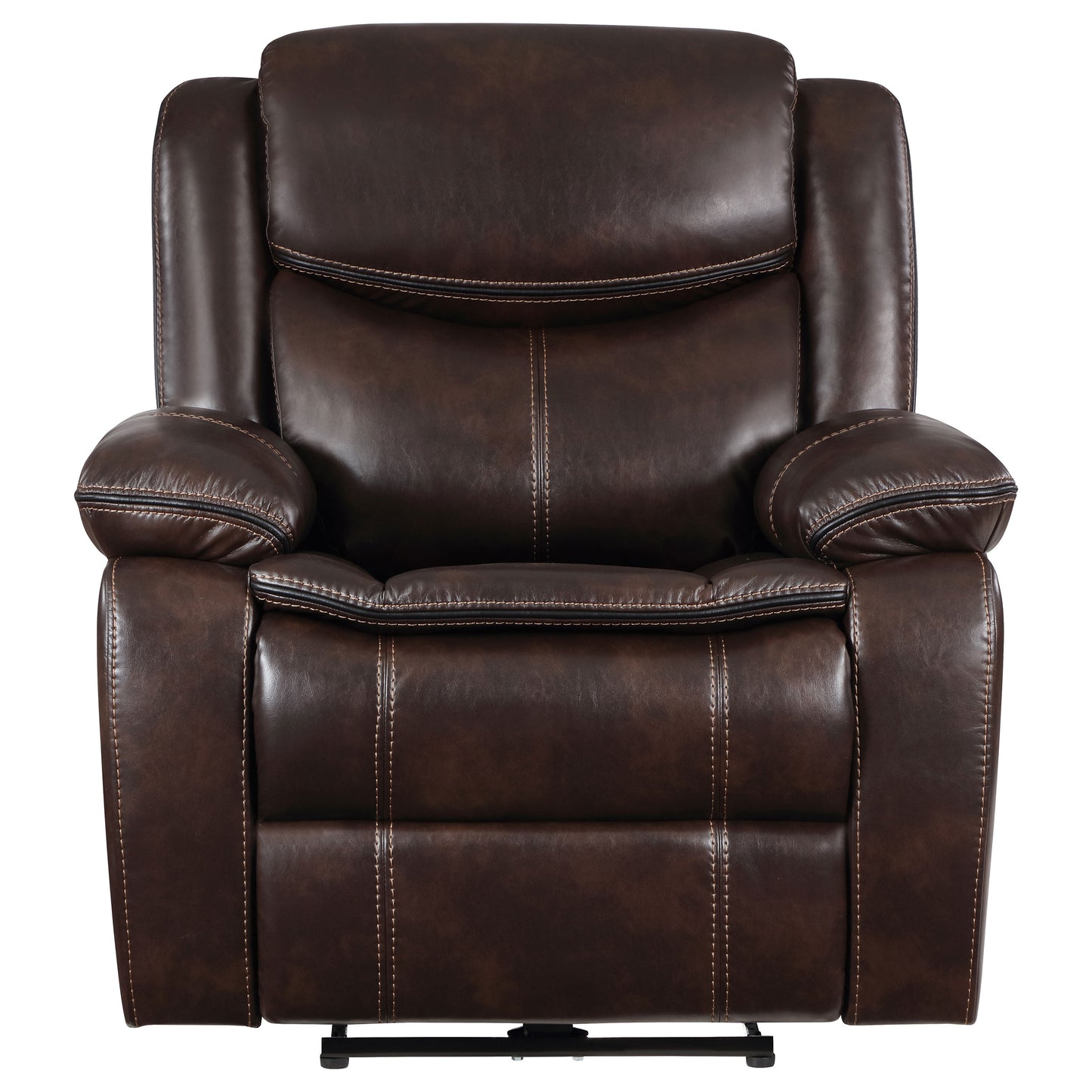 Sycamore Upholstered Power Recliner Chair Dark Brown