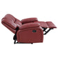 Camila 3-piece Upholstered Reclining Sofa Set Red