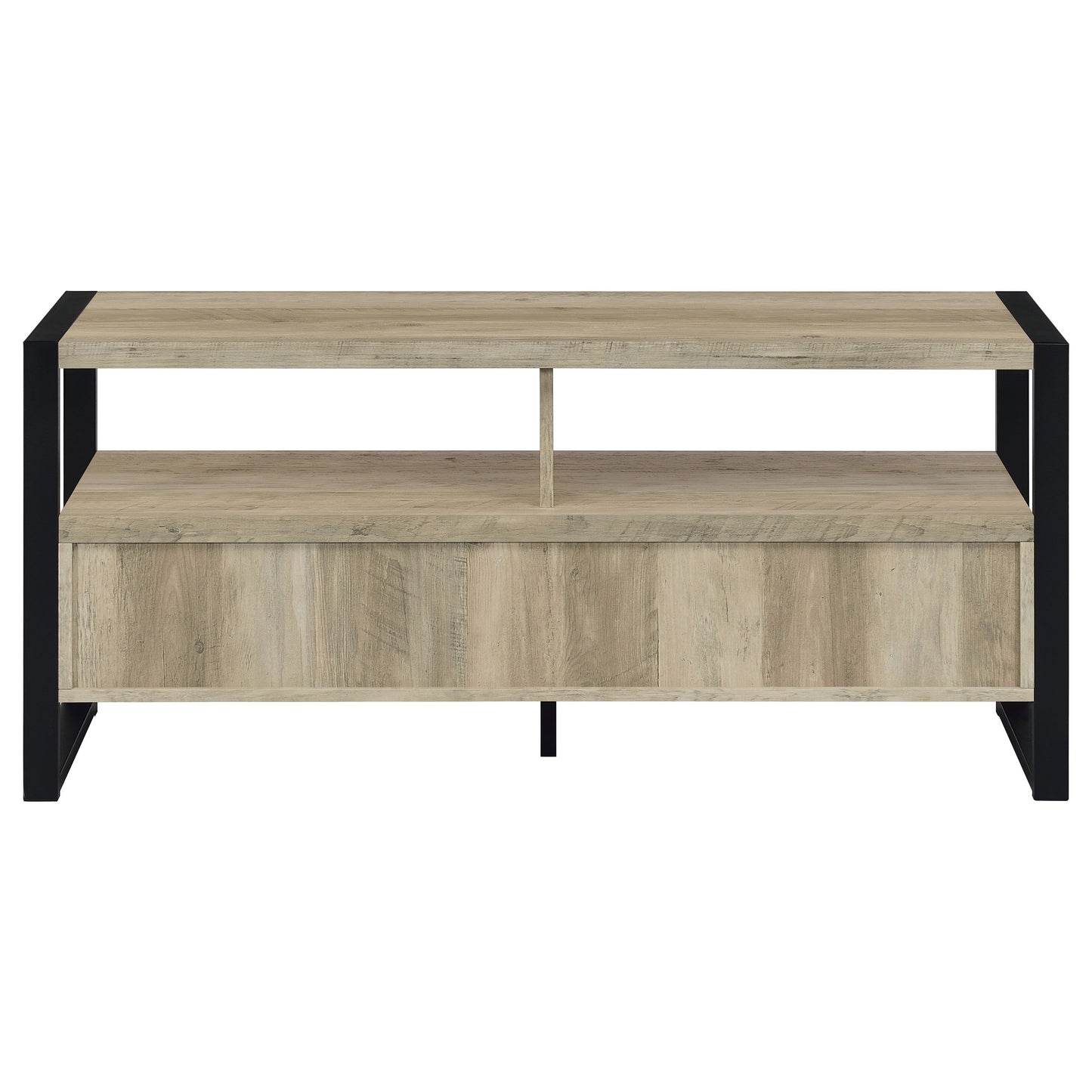 James 2-drawer Engineered Wood 48" TV Stand Distressed Pine