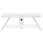 Marcia 1-drawer Wood 60" TV Stand White High Gloss