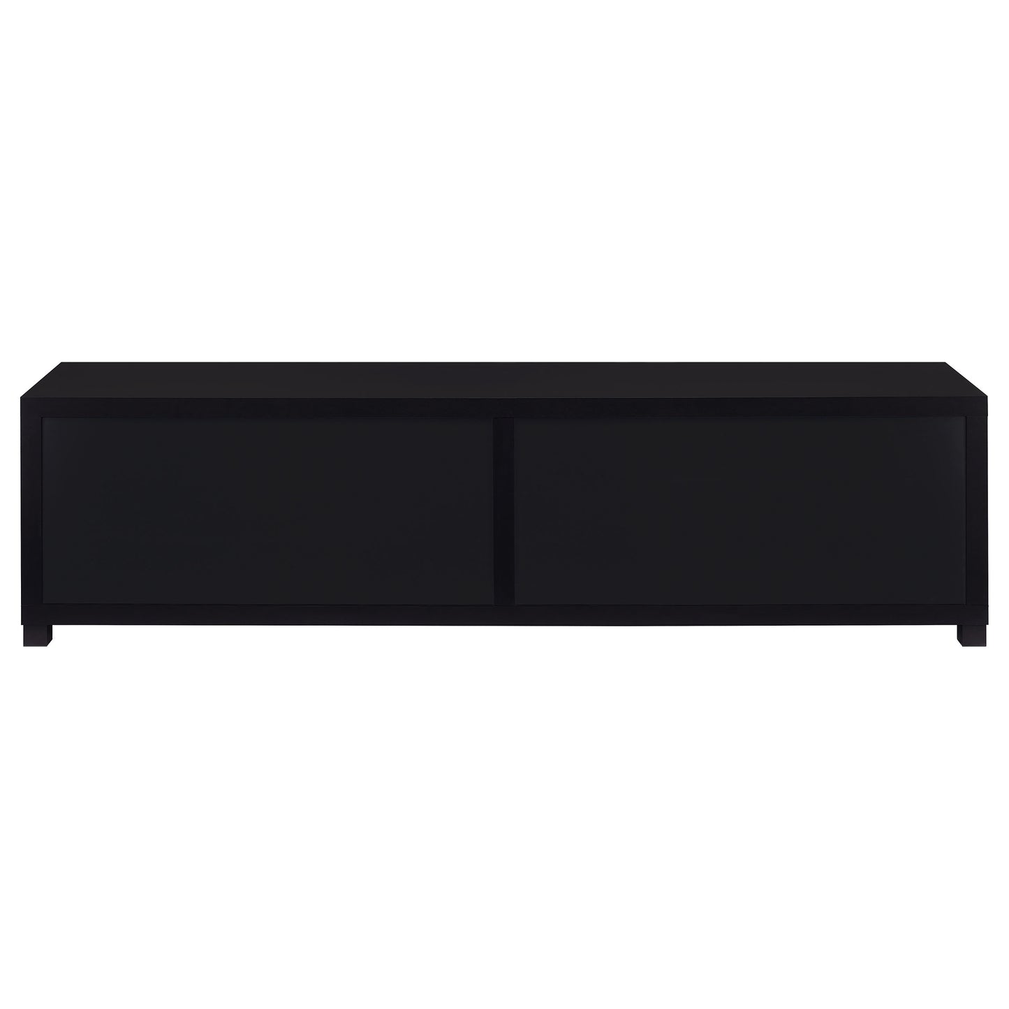 Jupiter 4-door Engineered Wood 79-inch TV Stand Black