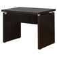 Skylar 83-inch L-Shaped Office Computer Desk Cappuccino