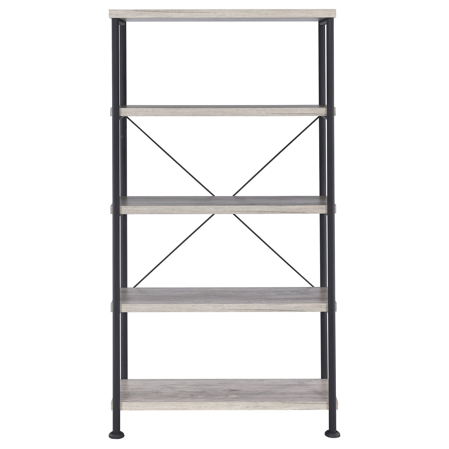 Analiese 63-inch 4-shelf Bookshelf Grey Driftwood