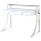 Gemma 48-inch 2-drawer Writing Desk White High Gloss