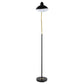 Lucien 69-inch Dome Shade Metal Task Floor Lamp Black