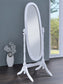 Foyet Wood Adjustable Full Length Cheval Mirror White