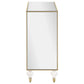 Lupin 2-door Mirrored Storage Accent Cabinet Champagne