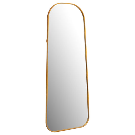 Simeon 20 x 52 Inch Full Length Floor Mirror Antique Gold