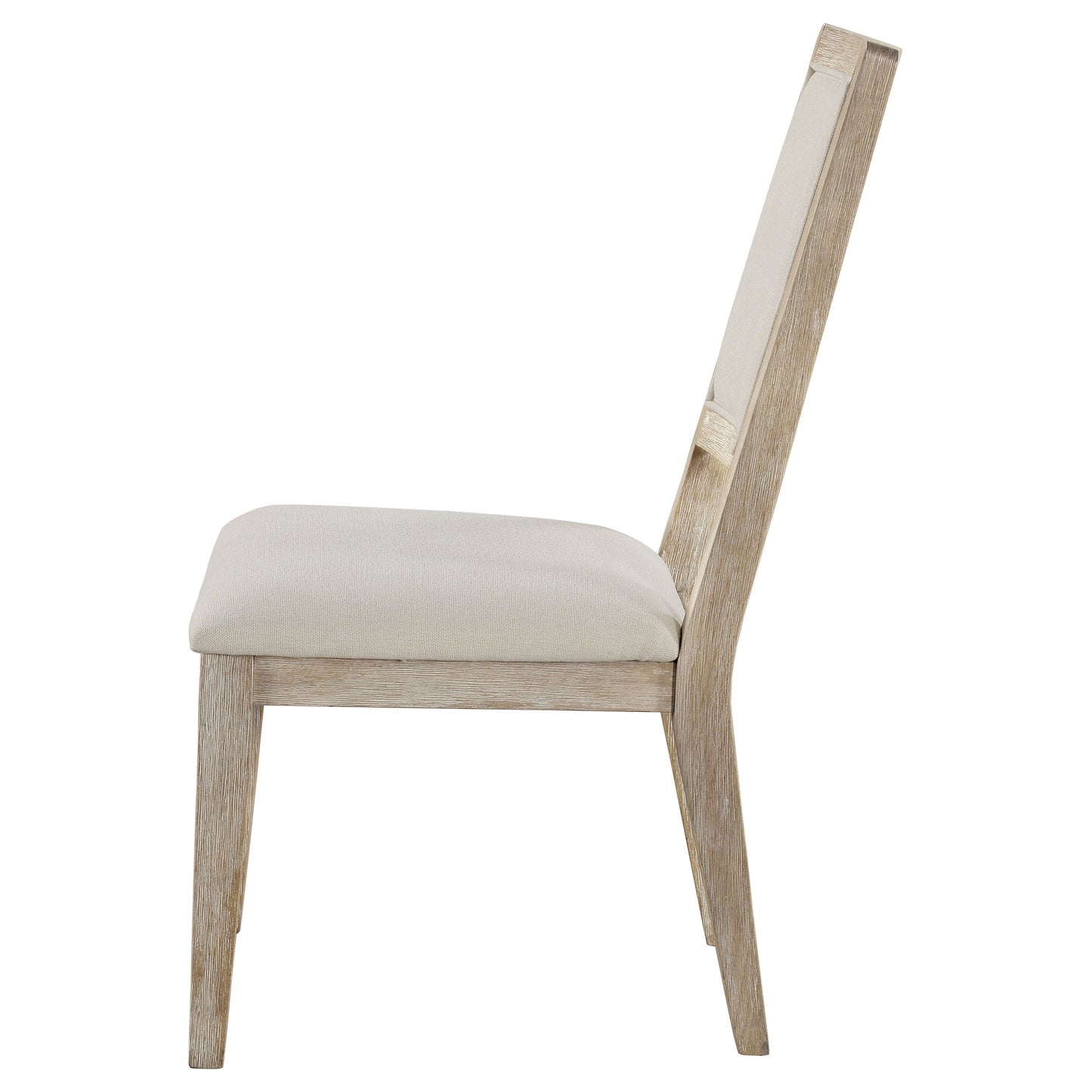 Trofello Cushioned Dining Side Chair White Washed (Set of 2)