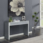 Gillian Mirrored Acrylic Entryway Console Table Silver