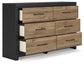 Vertani Six Drawer Dresser