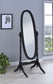 Foyet Wood Adjustable Full Length Cheval Mirror Black