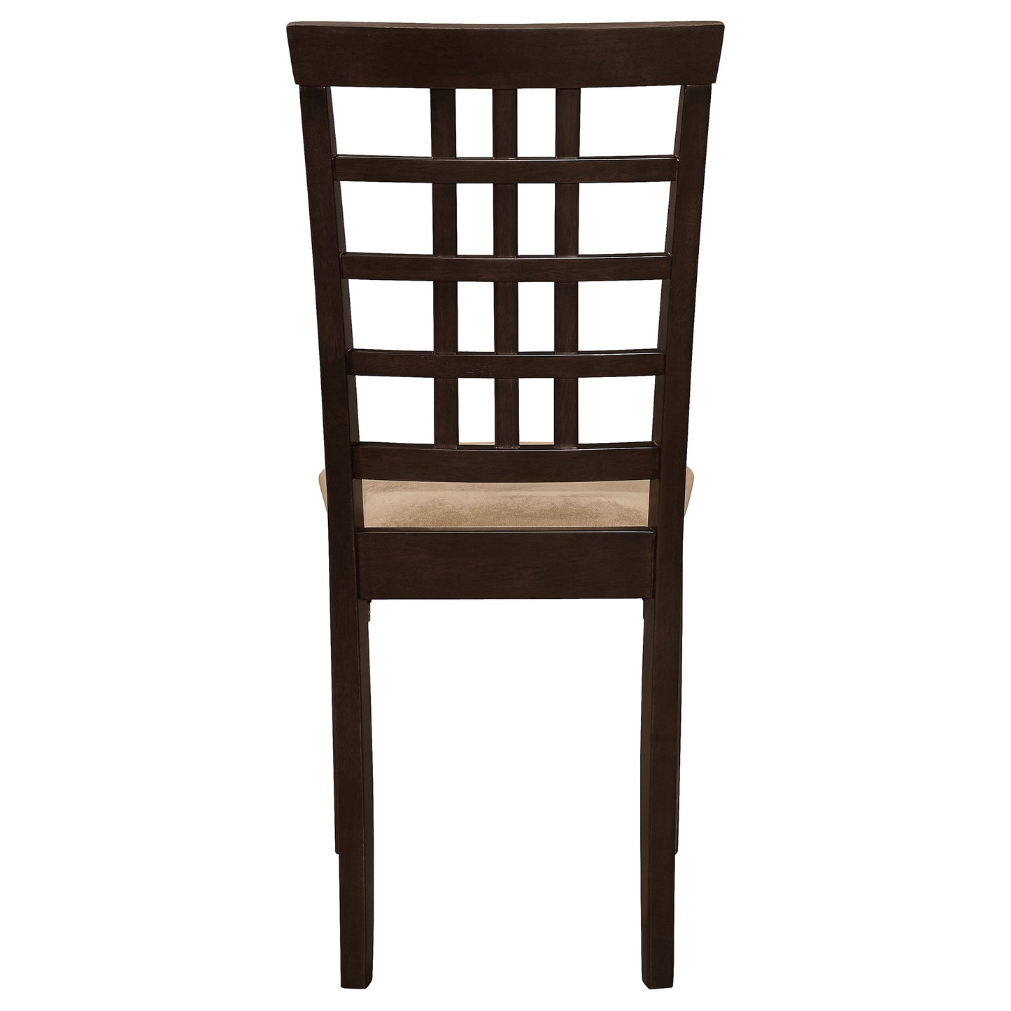 Kelso Lattice Back Dining Side Chair Cappuccino (Set of 2)