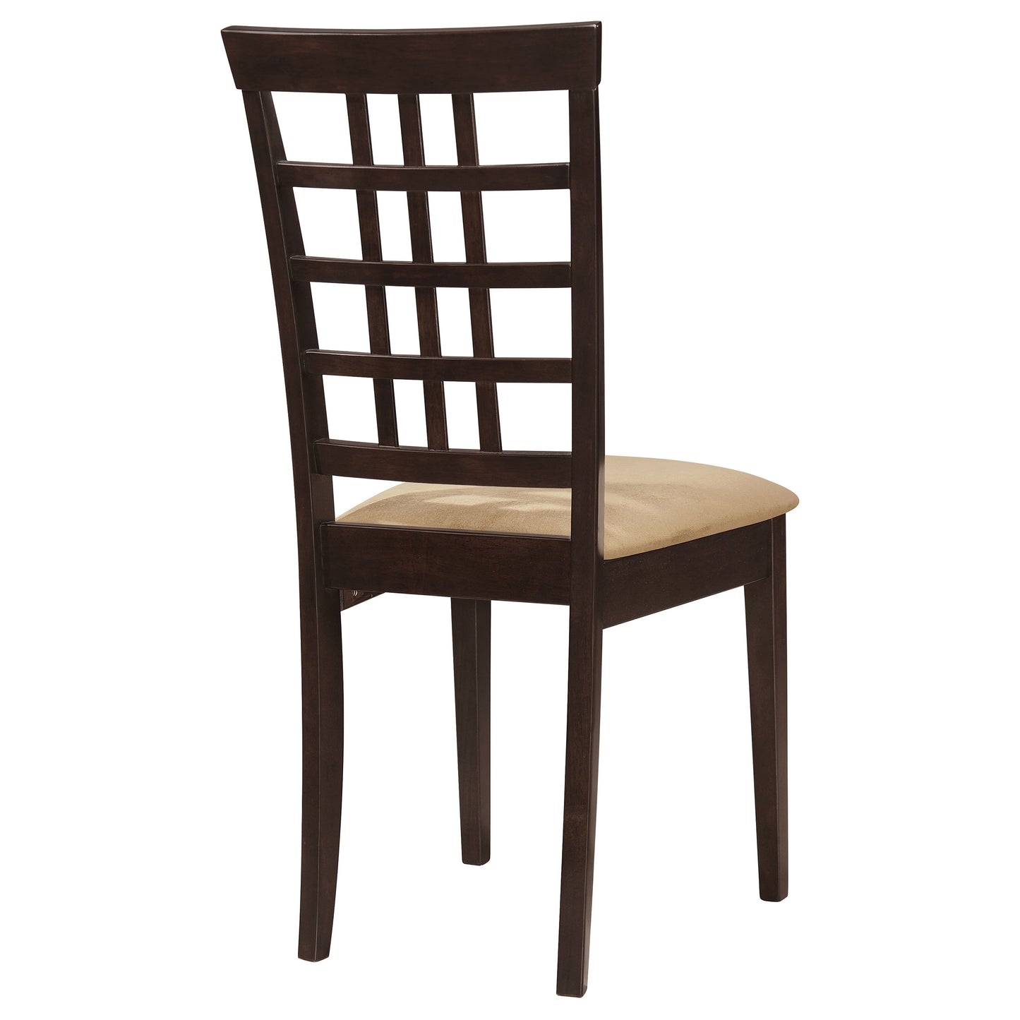 Kelso Lattice Back Dining Side Chair Cappuccino (Set of 2)