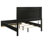 Caraway 5-piece Eastern King Bedroom Set Black