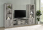 Burke 2-drawer Engineered Wood 59" TV Stand Grey Driftwood