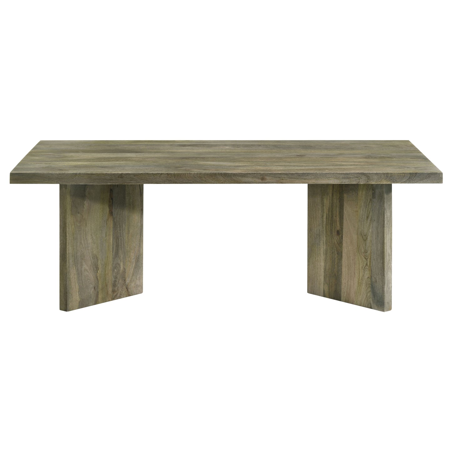 Andando Rectangular Solid Wood Coffee Table Mango Brown