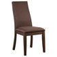 Spring Creek Upholstered Dining Chair Chocolate (Set of 2)