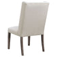 Bexley Fabric Upholstered Dining Side Chair Beige (Set of 2)