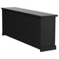 Florence 4-door Dining Sideboard Buffet Distressed Black