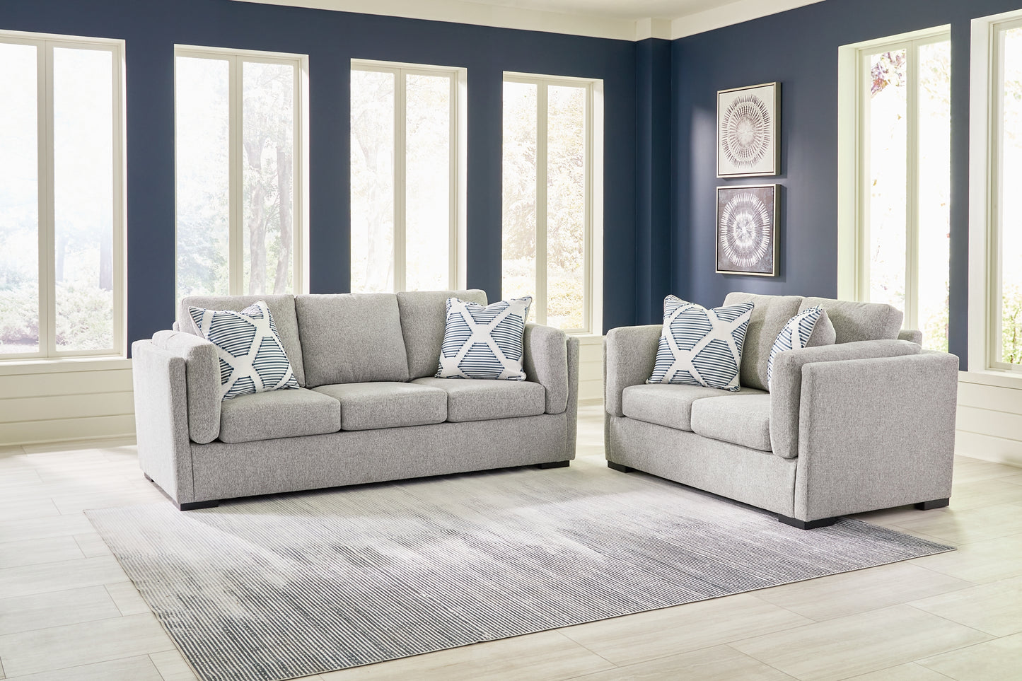 Evansley Sofa and Loveseat