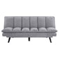 Laredo Upholstered Tufted Convertible Sofa Bed Grey