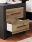 Vertani Full Panel Bed with Mirrored Dresser, Chest and Nightstand