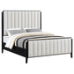 Brookmead 60-inch Upholstered Eastern King Bed Black