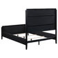 Brookmead 4-piece Upholstered Cal King Bedroom Set Black