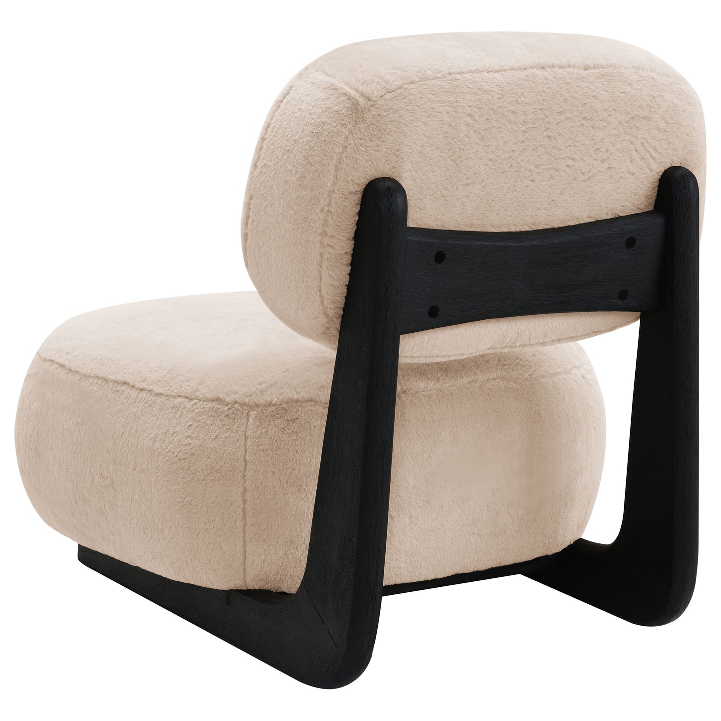 Duffie Upholstered Armless Accent Chair Camel