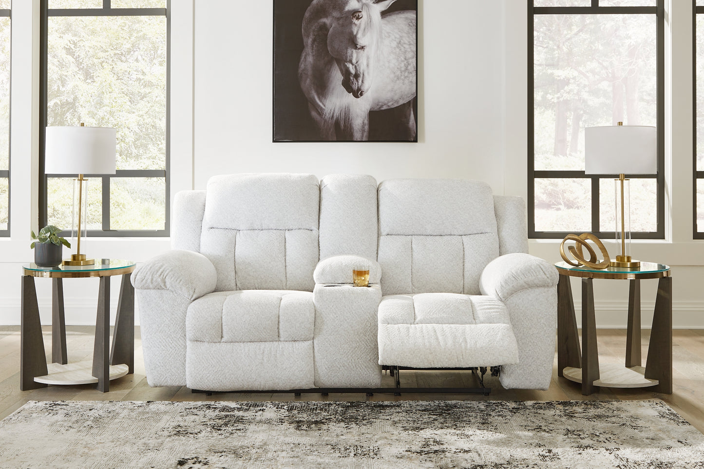 Frohn DBL Rec Loveseat w/Console