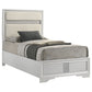 Miranda 54-inch Upholstered Twin Panel Bed White