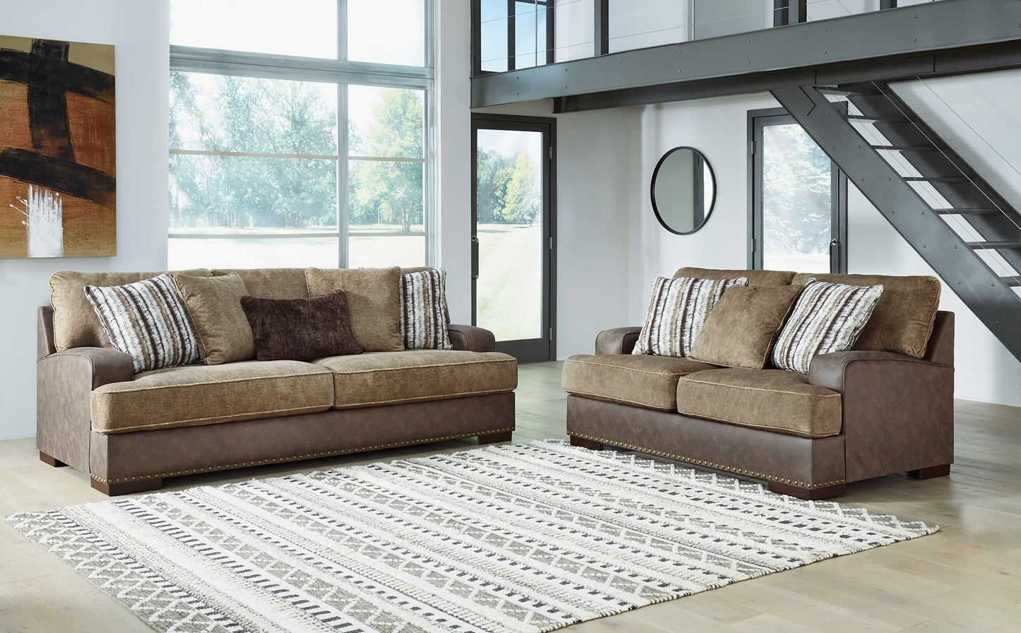 Alesbury Sofa, Loveseat, Chair and Ottoman