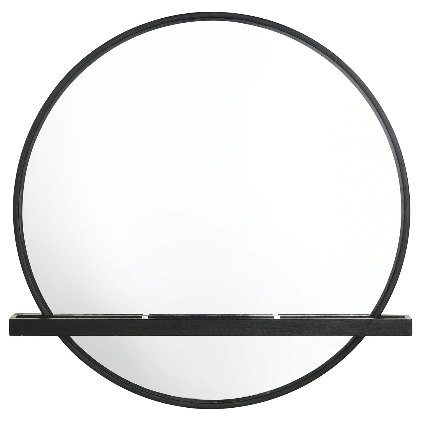 Arini 2-piece Makeup Vanity Table and Mirror Set Black