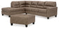 Navi 2-Piece Sectional with Ottoman