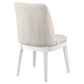 Carissa Upholstered Dining Side Chair Beige (Set of 2)