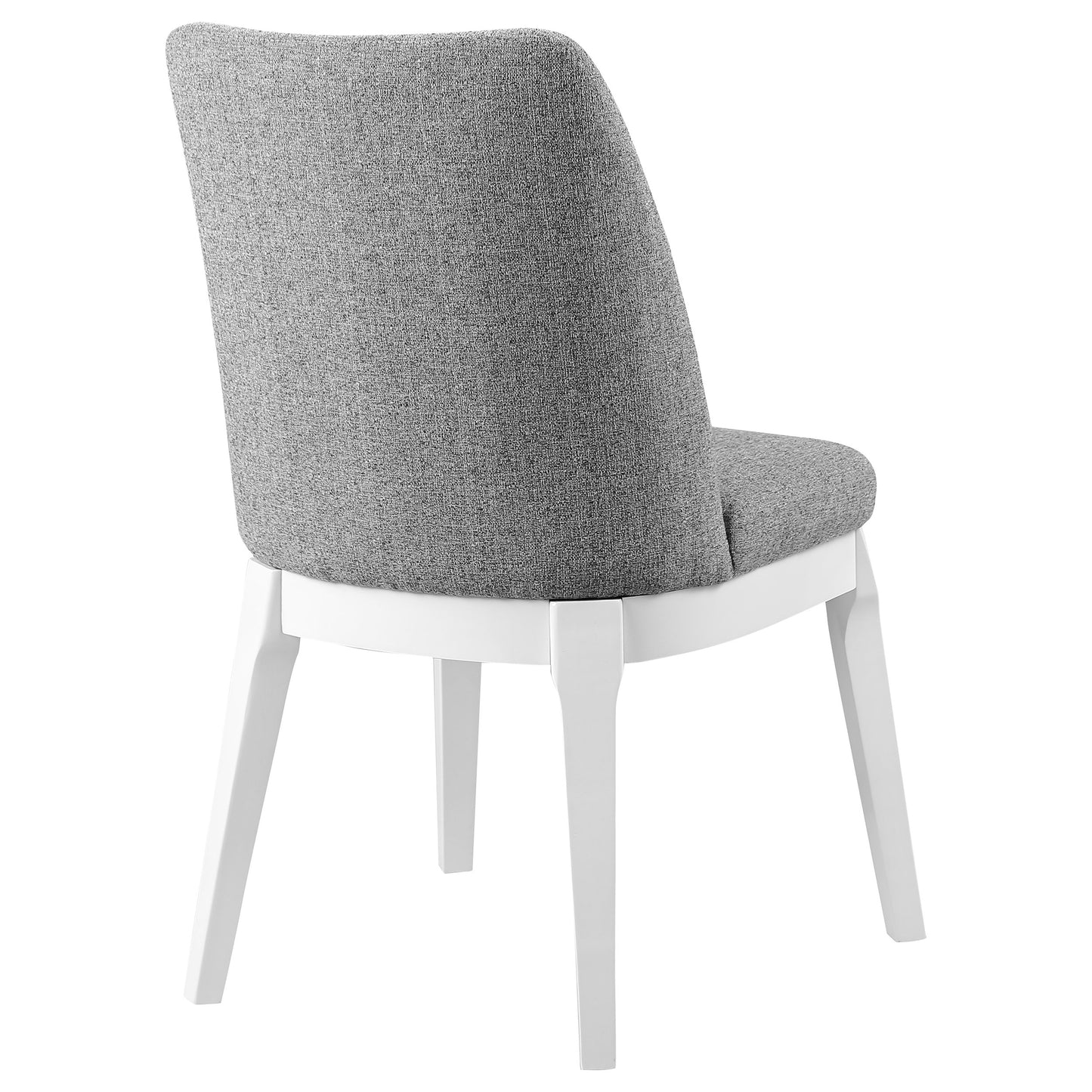 Carissa Upholstered Dining Side Chair Light Grey (Set of 2)