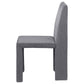 Tordera Velvet Upholstered Dining Side Chair Grey (Set of 2)