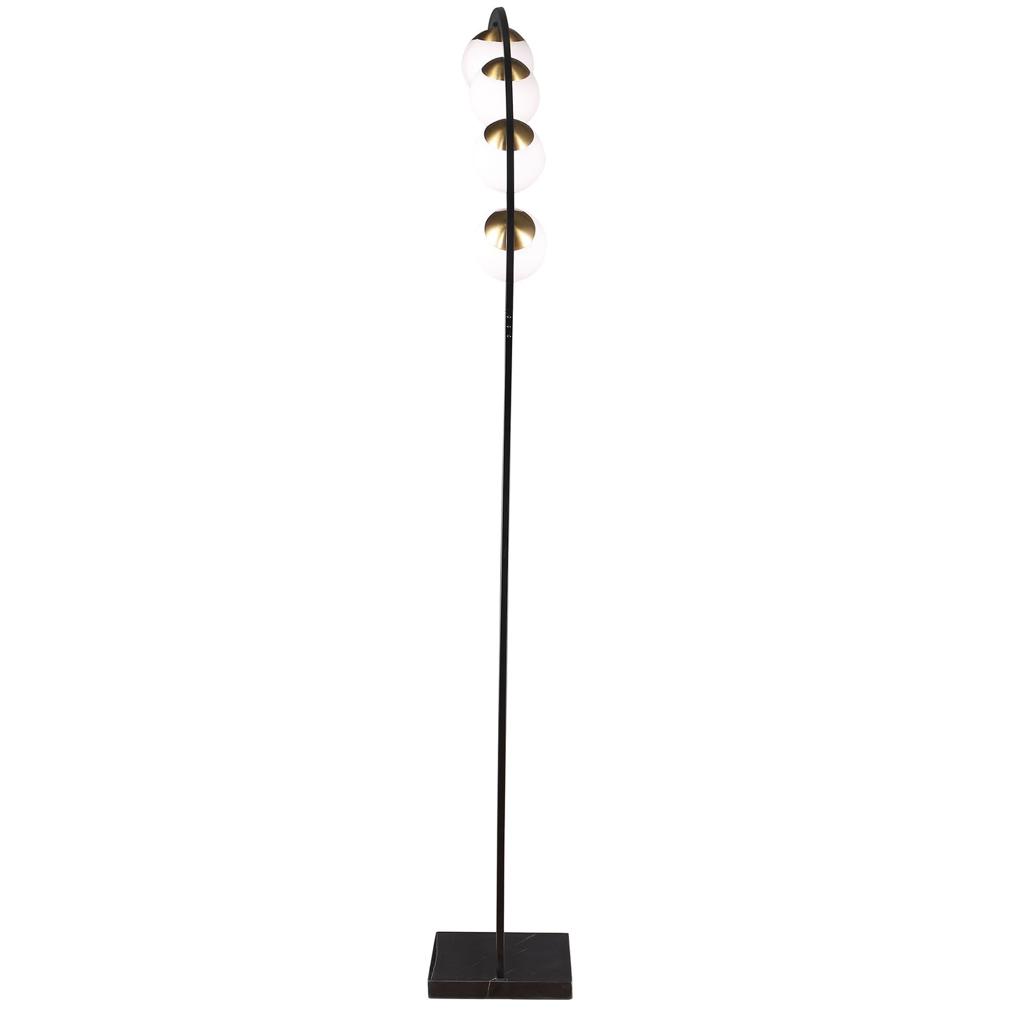 Cody 78-inch Spherical 5-light Arc Metal Floor Lamp Black