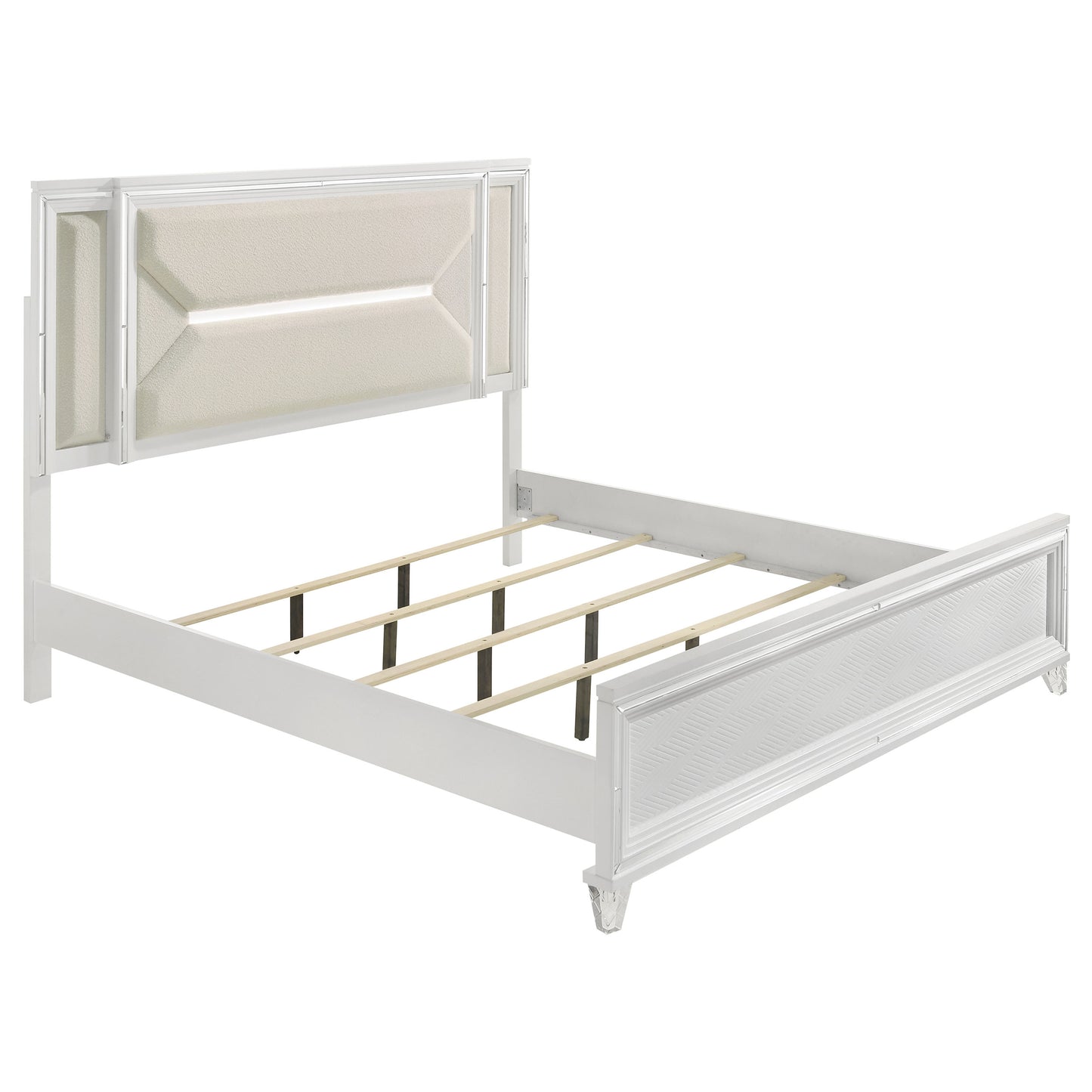 Marmore 5-piece Eastern King Bedroom Set White