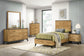 Kaywood 52-inch Twin Panel Bed Natural Pine