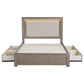 Kenora 4-piece Eastern King Bedroom Set Barley Brown