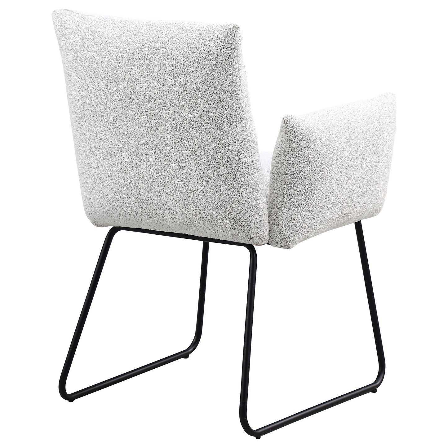 Ackland Upholstered Dining Side Chair Light Grey (Set of 2)